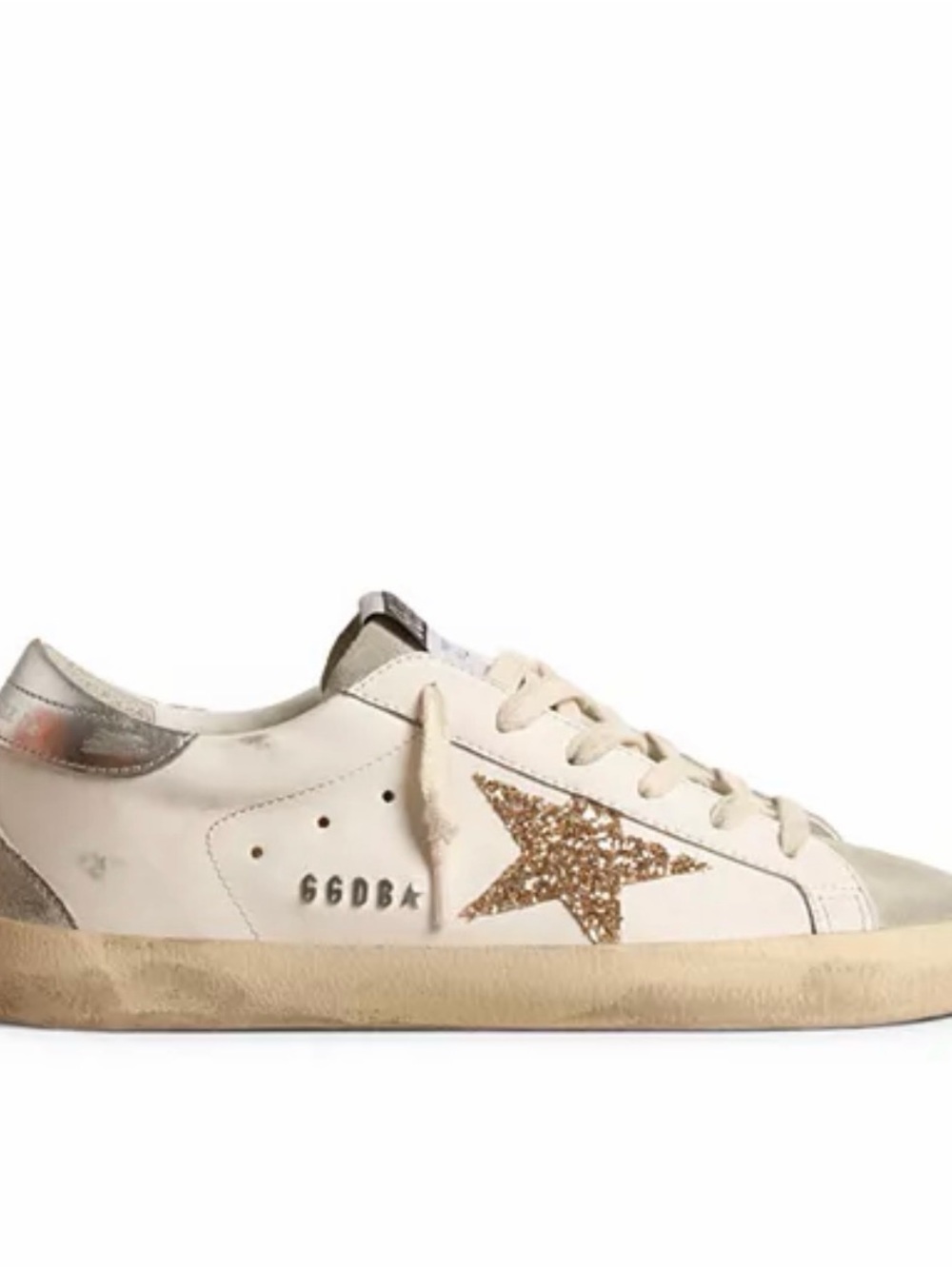 Golden Goose Womens Gold star size 10